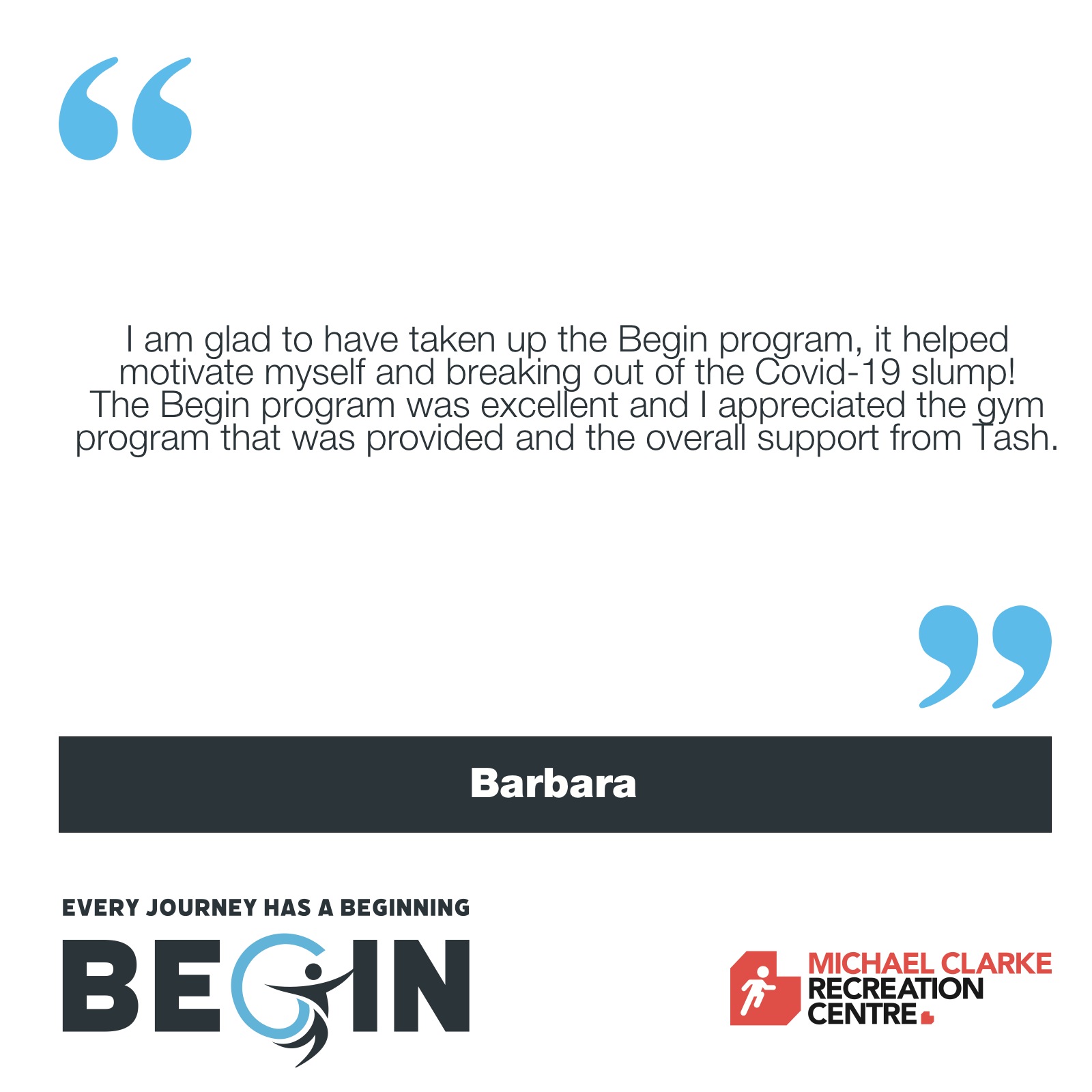 BEGIN Program - Michael Clarke Recreation Centre